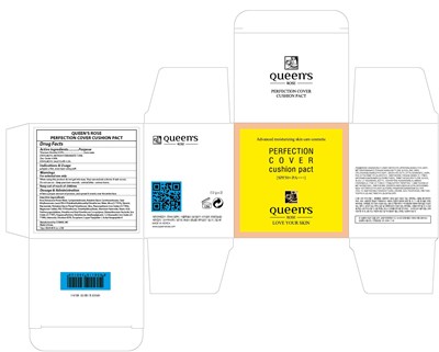 Image Of Carton (Queens Rose Perfection Cover Cushion Pact Carton)